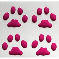 Set  di 4 Orme Gatto - 3D