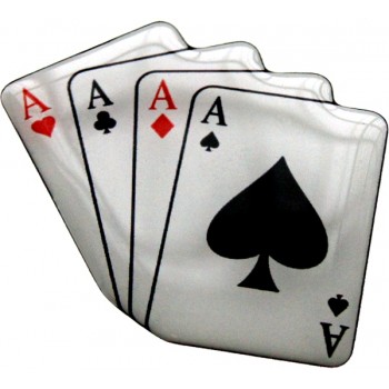Poker d'Assi cm 5,5 3D