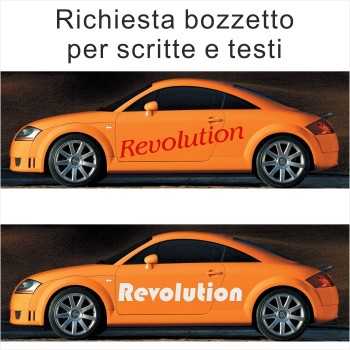 Bozzetto semplice per scritte