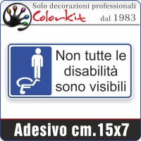 Adesivo per disabili 4