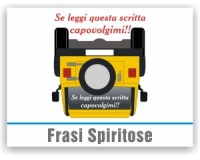 Frasi spiritose e segnaletiche