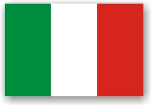 Bandiera Italiana cm 9x6