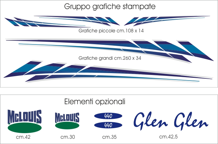 Adesivi Per Camper McLouis Glen - Kit 10 Pezzi In Vinile, Resistenti Agli UV, Personalizzabili - Foto 2